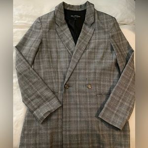 Petite checkered blazer. Size 4. Like new.